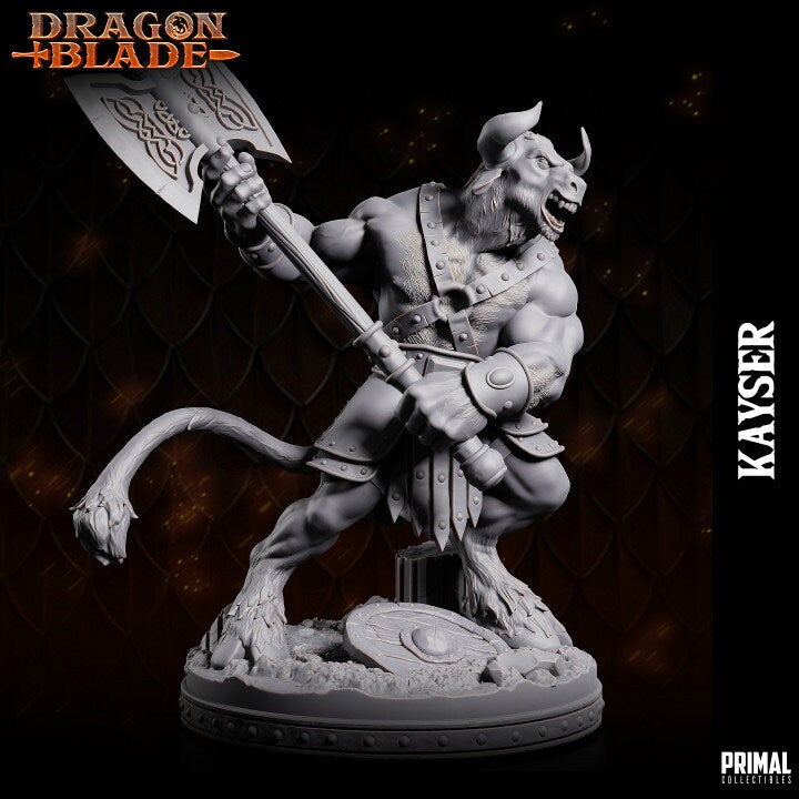 Kayser, the Minotaur - Dragonblade - Masters of Dungeons Quest