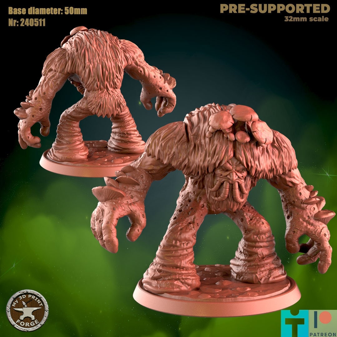 Loather - Mushroom Monster - Unpainted Miniature