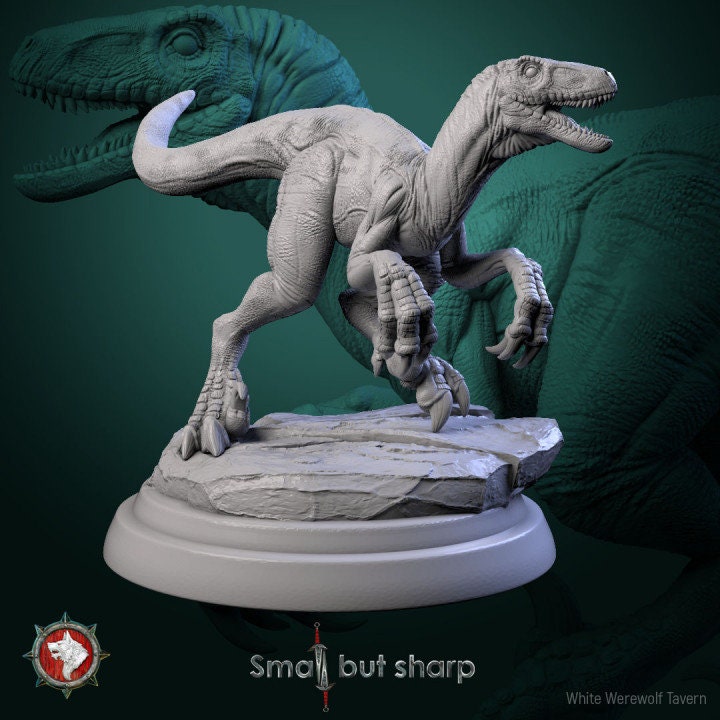Halfling Dino Mounts - Unpainted Miniatures