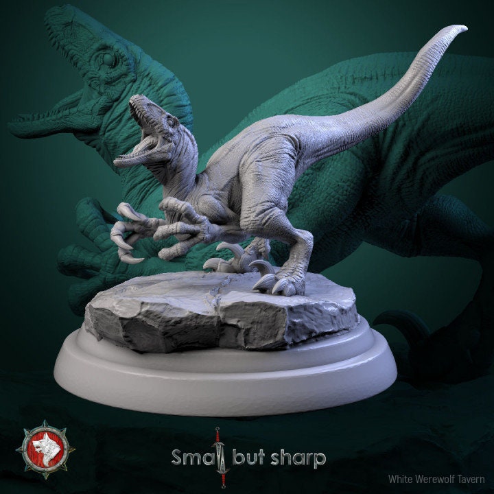 Halfling Dino Mounts - Unpainted Miniatures