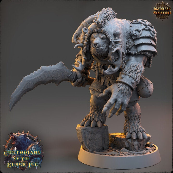 Gutter Klusk - Custodians of The Black Ice - Unpainted Miniature