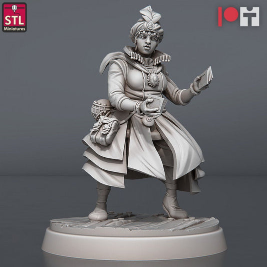 Female Fortune Teller - Carnival Set - Unpainted Miniature