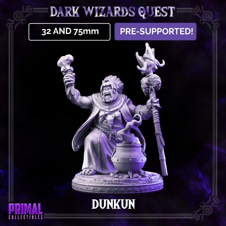 Orc Shaman - Dunkun - Dark Wizards - Masters of Dungeons Quest