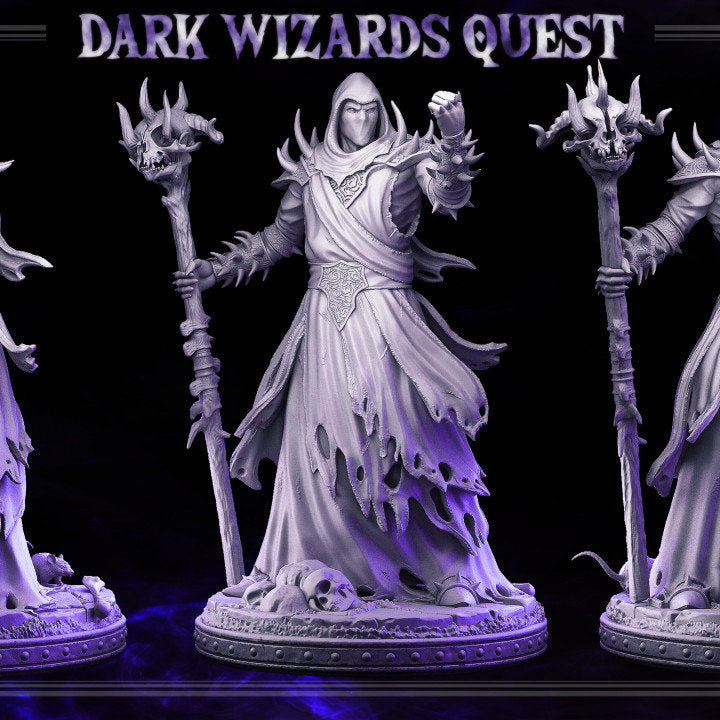 Noxus - Dark Wizards Set - Masters of Dungeons Quest - Unpainted Miniature