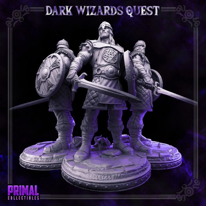 Caleb - Dark Wizards Set - Masters of Dungeons Quest - Unpainted Miniature