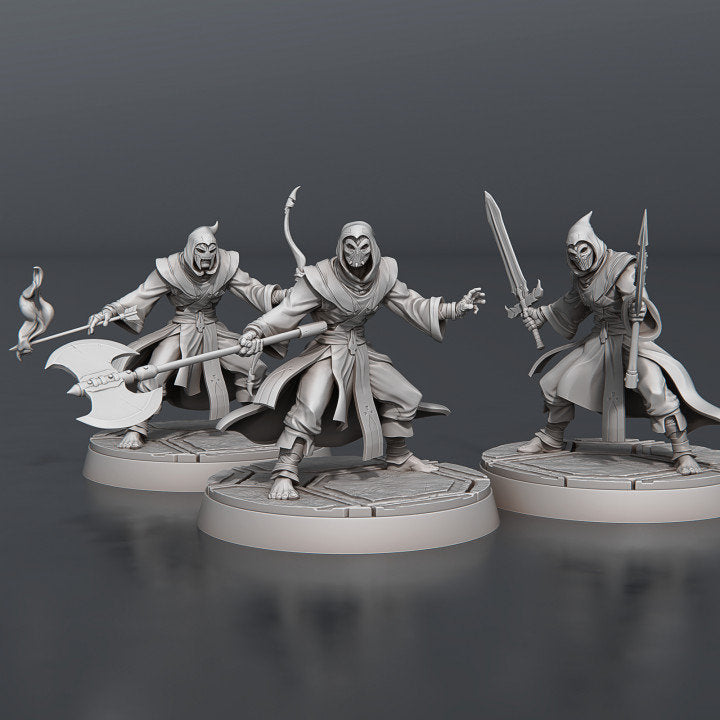 Modular Temple Guards - Unpainted Miniature