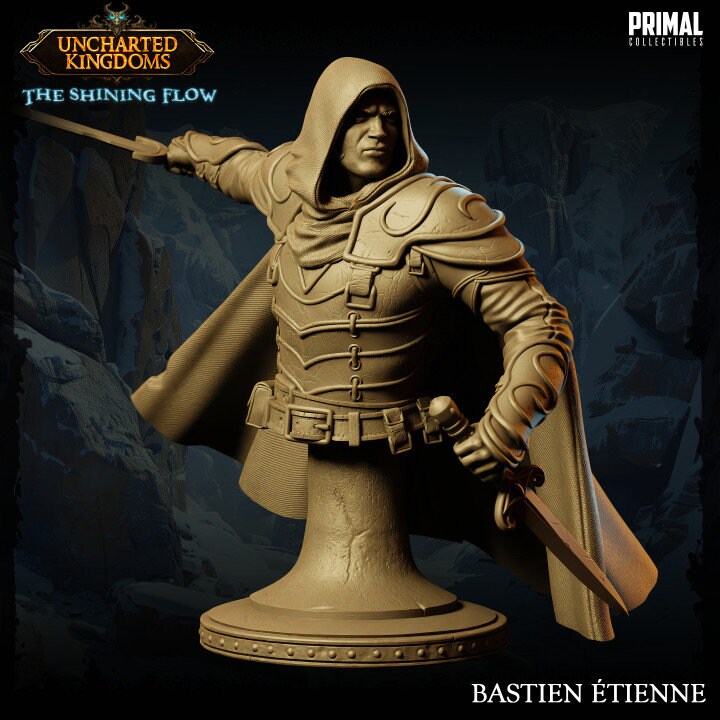 Bastien - Assassin - Uncharted Kingdoms - Miniature Bust