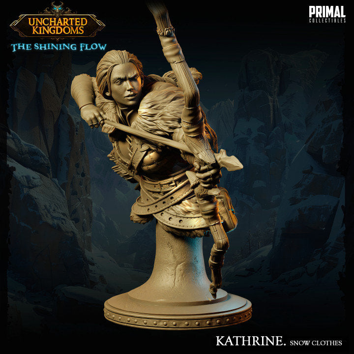 Kathrine Bromm - Snow Clothes - Uncharted Kingdoms - Miniature Bust