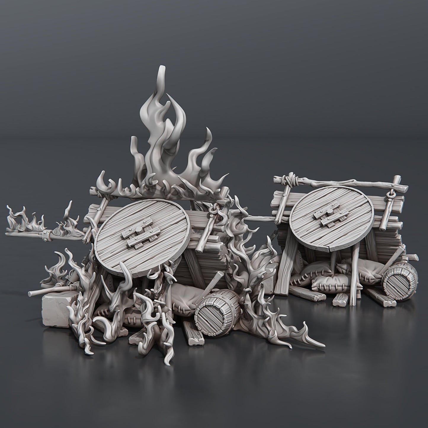 Riot Set - Riot Barricades - Terrain Only