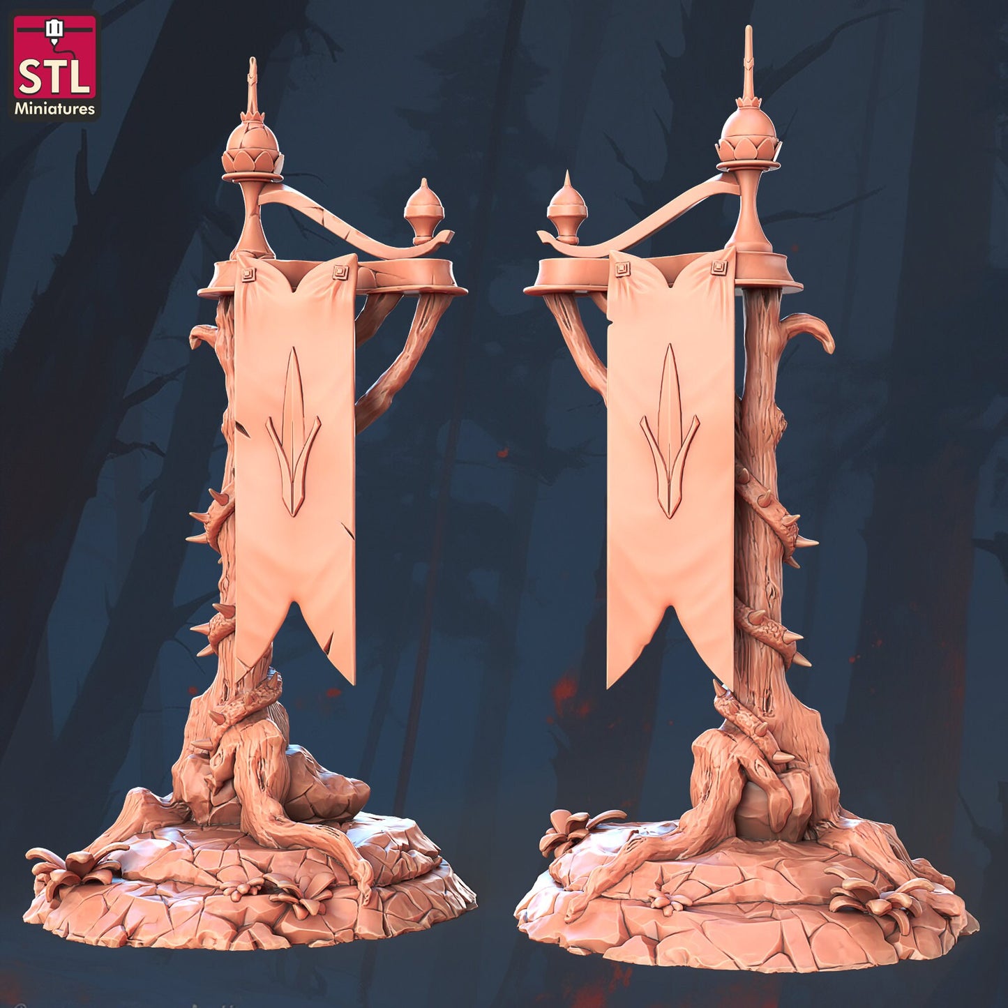 Elf Camp Set - Unpainted Miniature