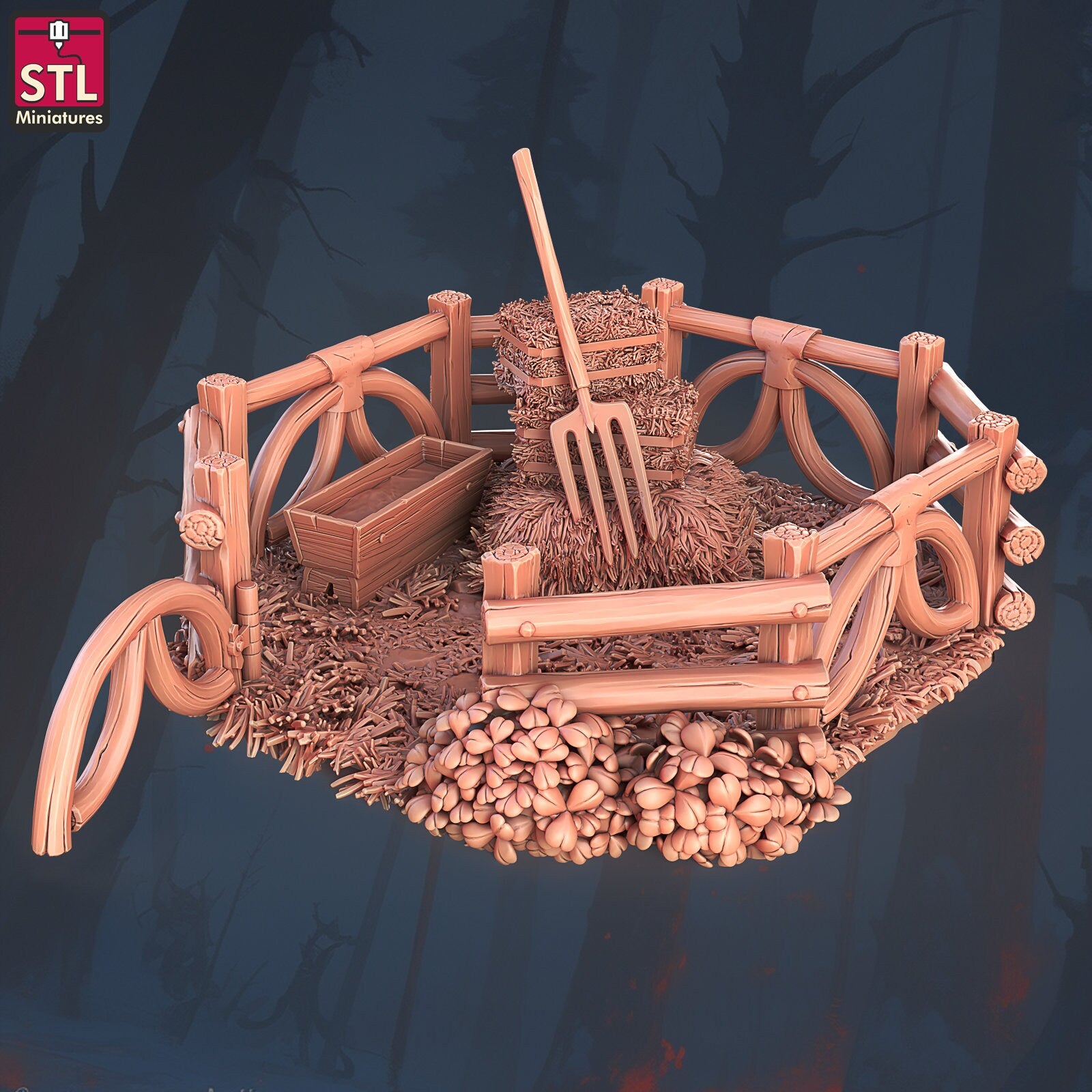 Elf Camp Set - Unpainted Miniature