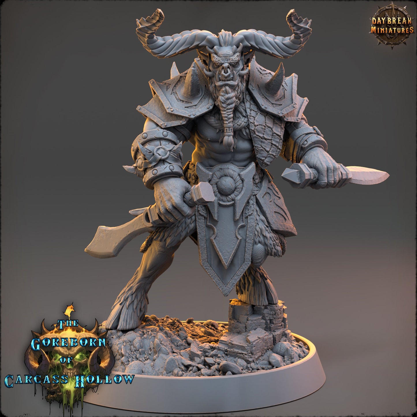 Krythar Maelkor - The Goreborn of Carcass - Unpainted Miniature