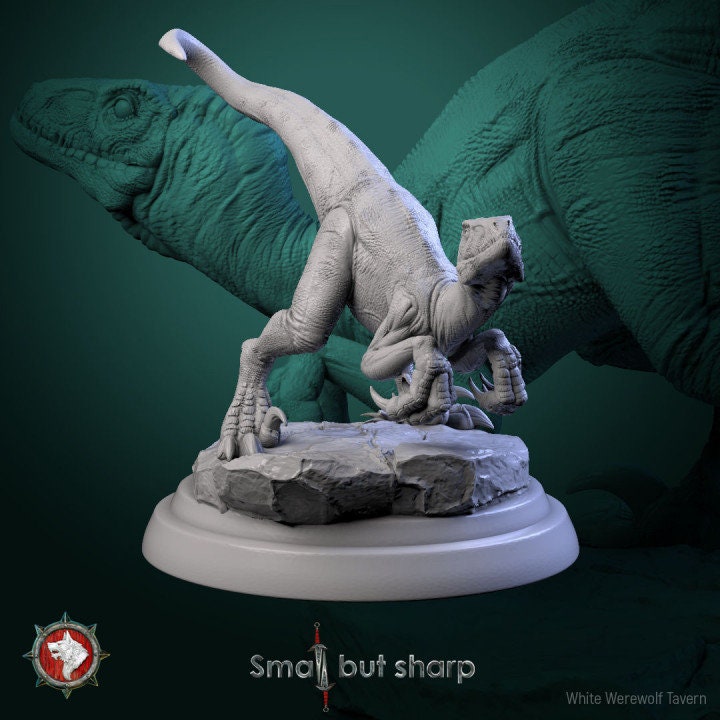 Halfling Dino Mounts - Unpainted Miniatures