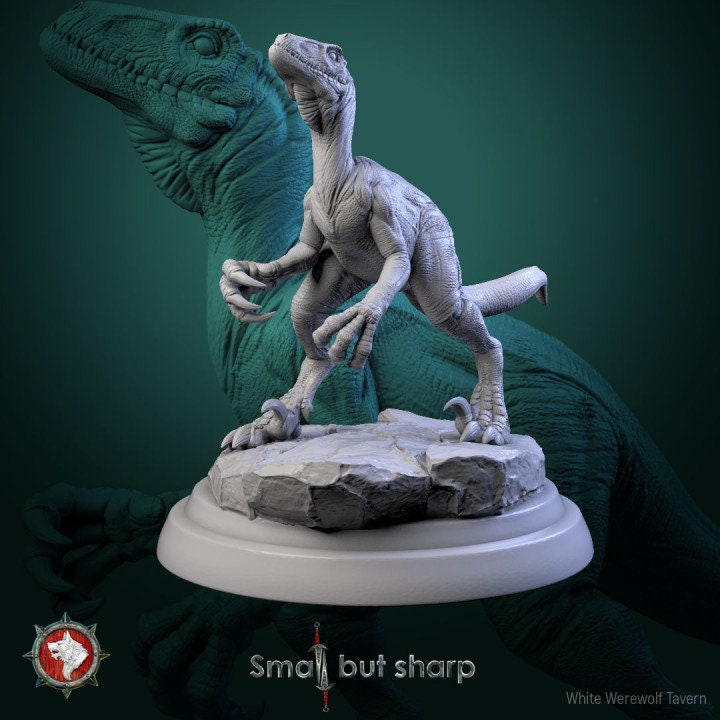 Halfling Dino Mounts - Unpainted Miniatures