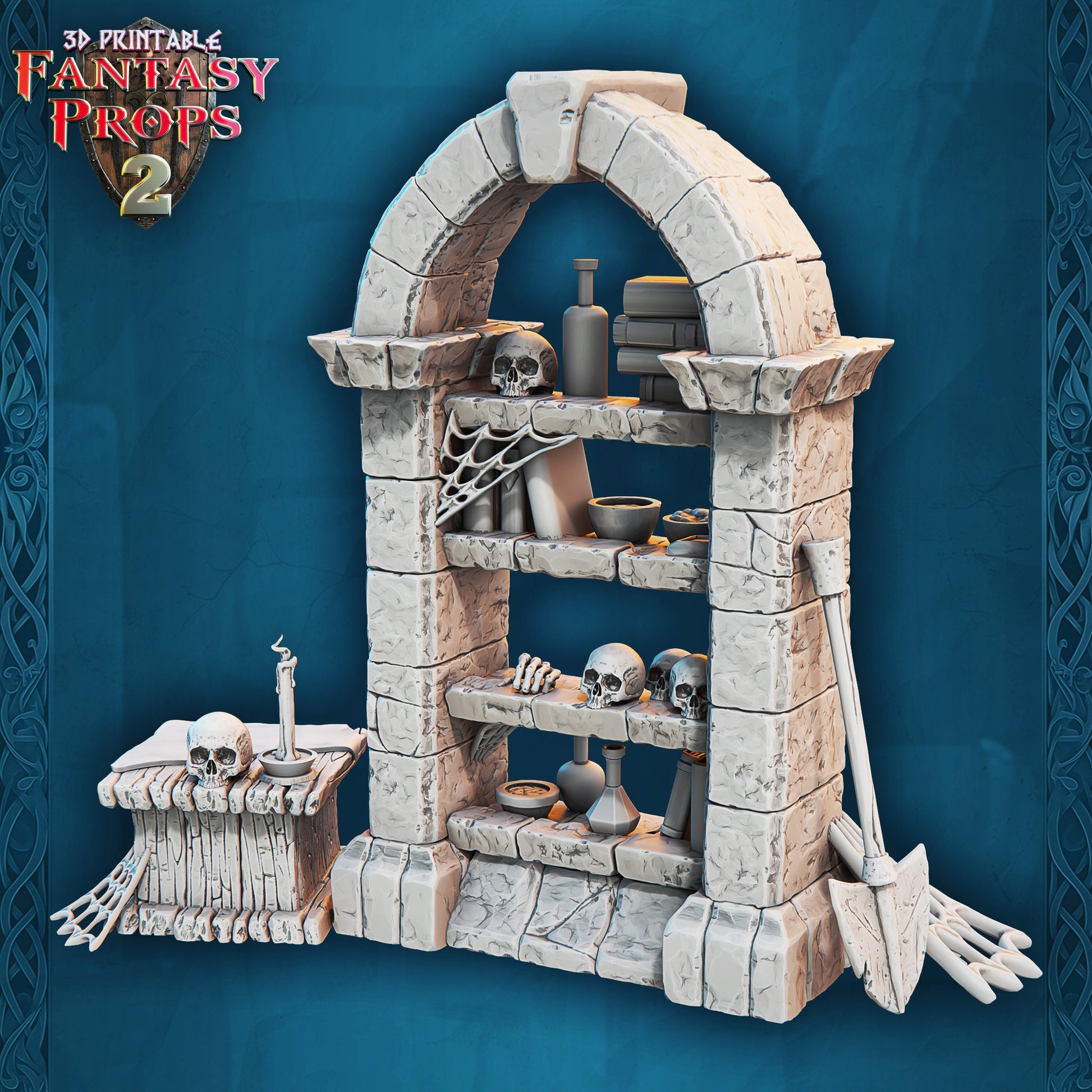 Dungeon Shelf - Unpainted Miniature