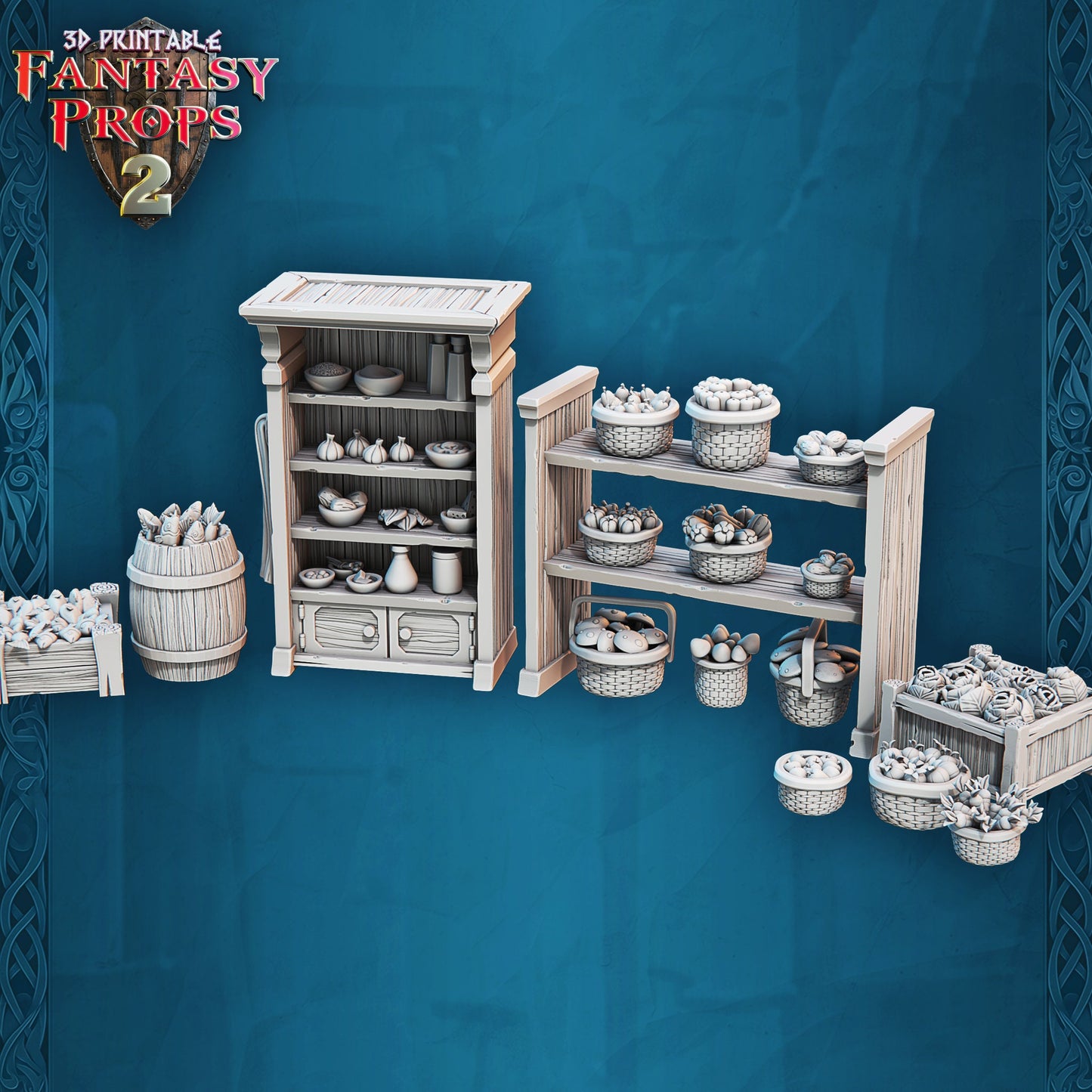 Pantry - Tavern Set - Unpainted Miniature