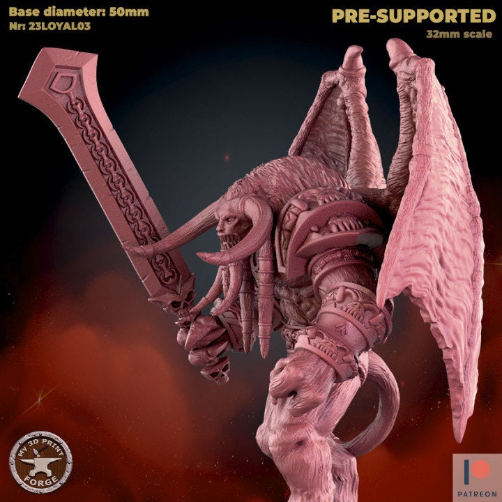 Demon Lord - Unpainted Miniature