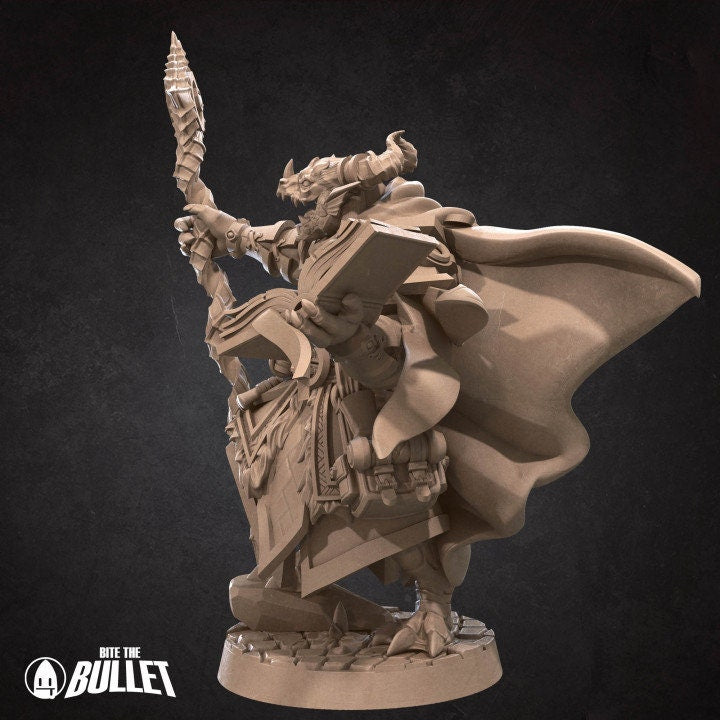 Dragonborn Sorcerer - Unpainted Miniature