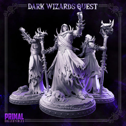 Noxus - Dark Wizards Set - Masters of Dungeons Quest - Unpainted Miniature