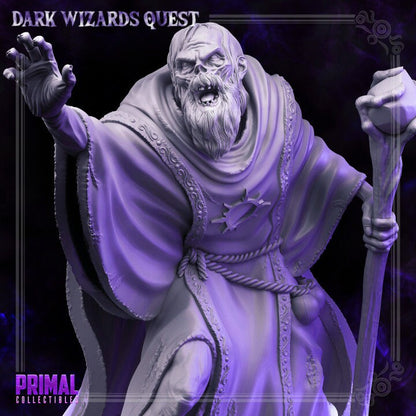 Zombie - Gorgun - Dark Wizards Set - Masters of Dungeons Quest - Unpainted Miniature