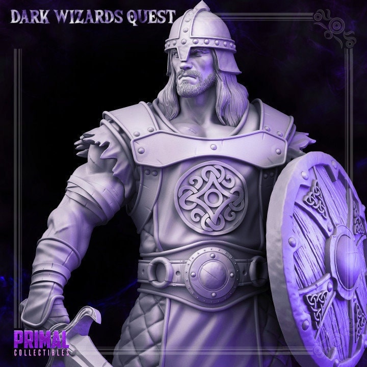 Caleb - Dark Wizards Set - Masters of Dungeons Quest - Unpainted Miniature