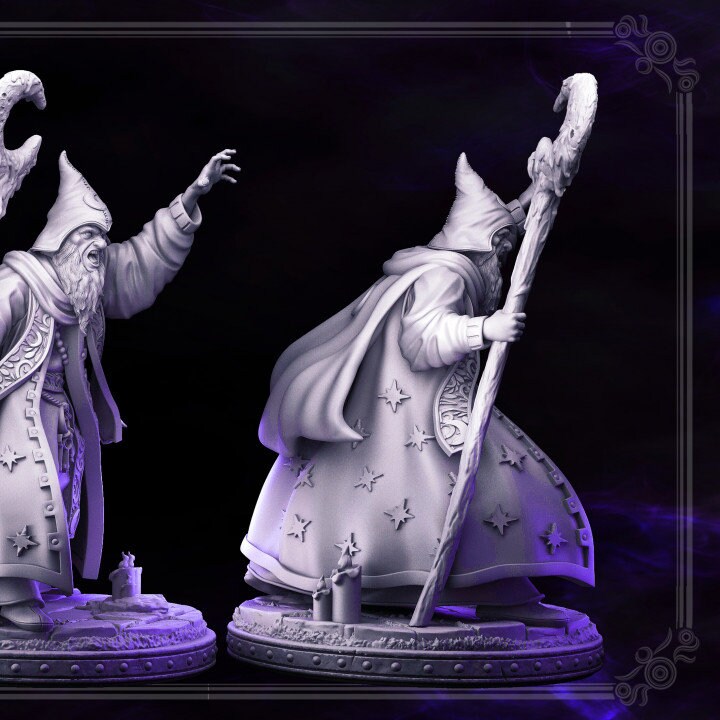 Hasaugul - High Mage - Dark Wizards Set - Masters of Dungeons Quest - Unpainted Miniature