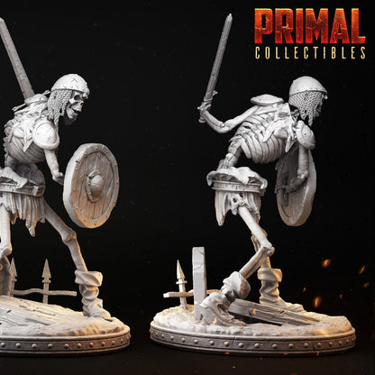Skeleton with Sword & Shield - Masters of Dungeons Quest