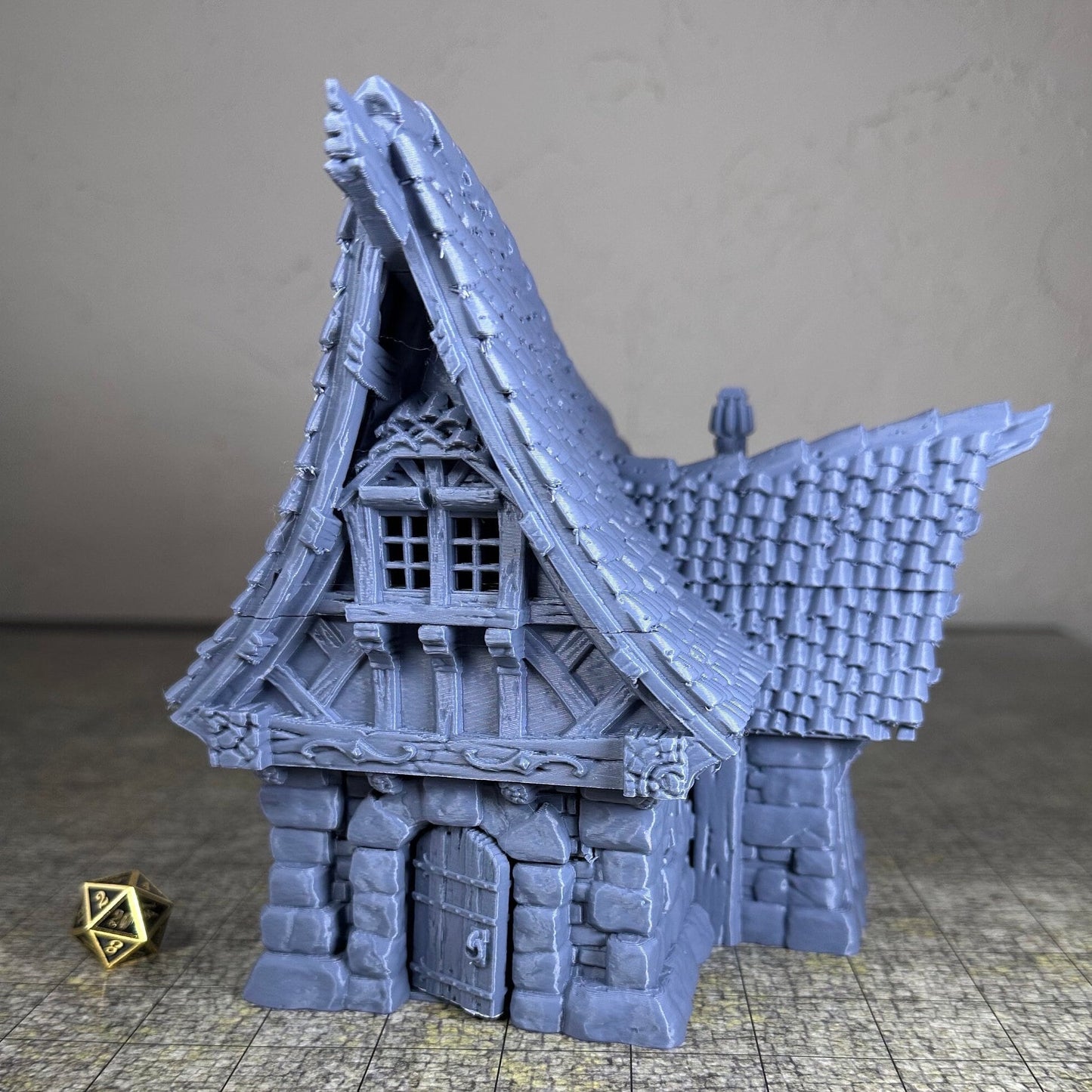 Small House - Tabletop Terrain - Unpainted Miniature