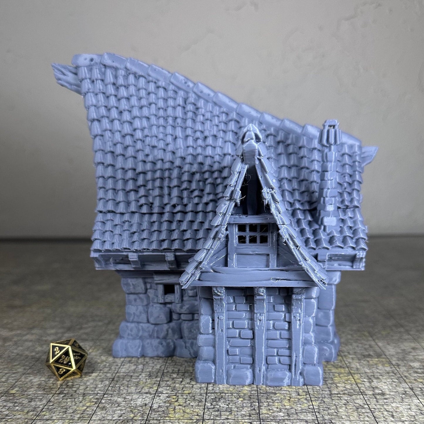 Small House - Tabletop Terrain - Unpainted Miniature