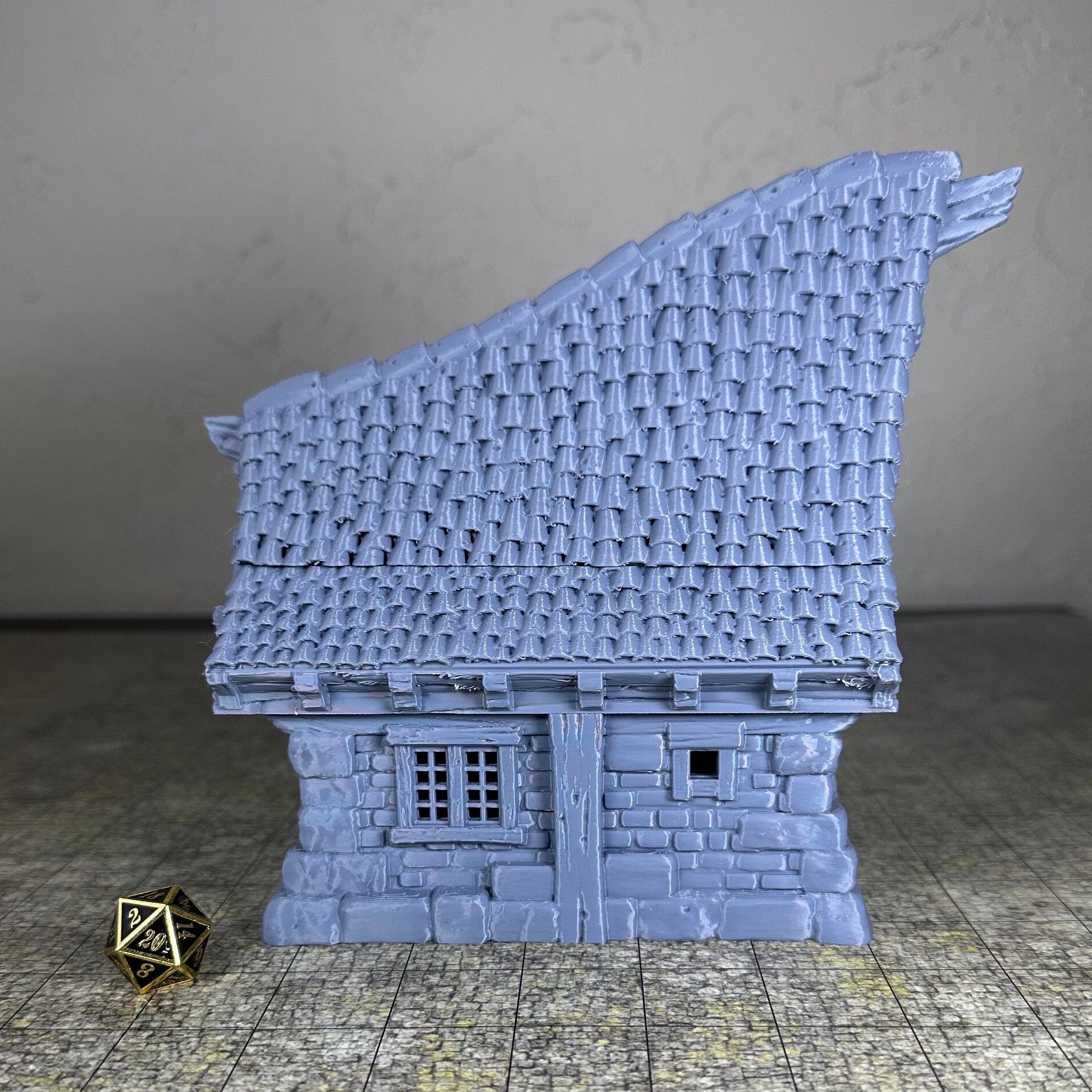 Small House - Tabletop Terrain - Unpainted Miniature