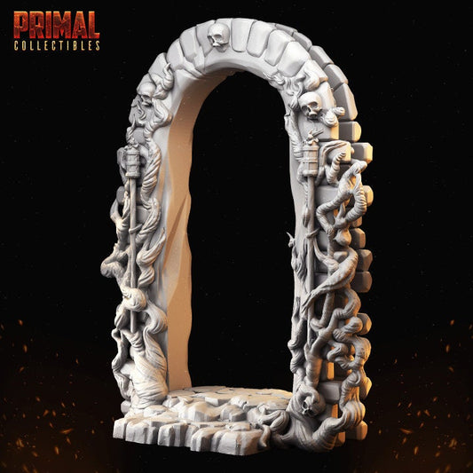 Stone Archway - Masters of Dungeons Quest - Unpainted Miniature