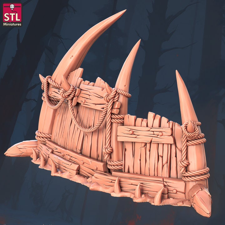 Orc Camp Set - Unpainted Miniature