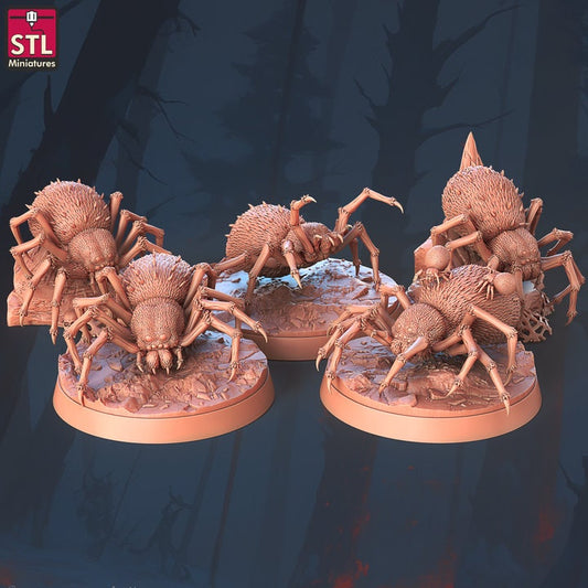 Giant Spiders - Unpainted Miniature