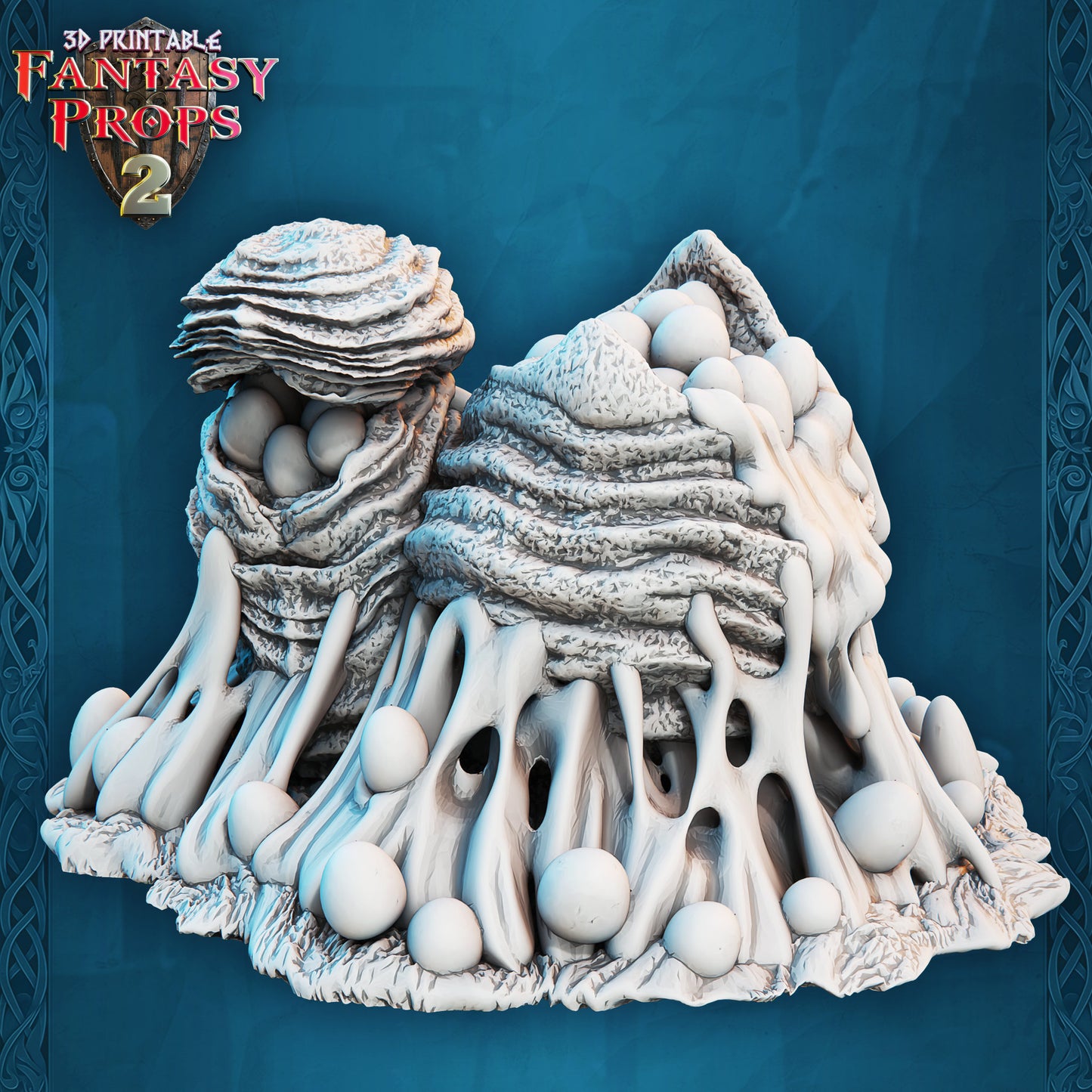 Sticky Eggs - Statue Nest - Pose K - Unpainted Miniature