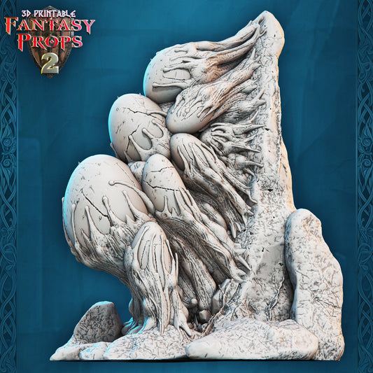 Sticky Eggs - Statue Nest - Pose J - Unpainted Miniature