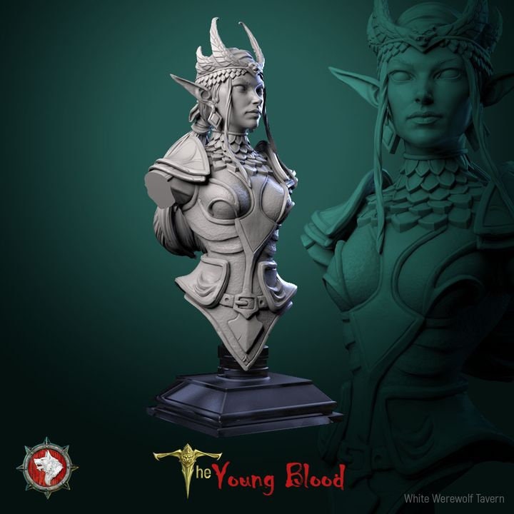 Ysselara Stone Heart Bust