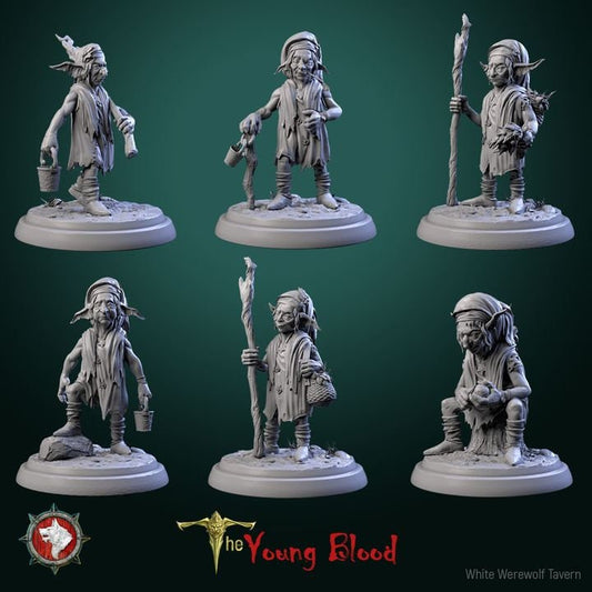 Elven Servants - Unpainted Miniature