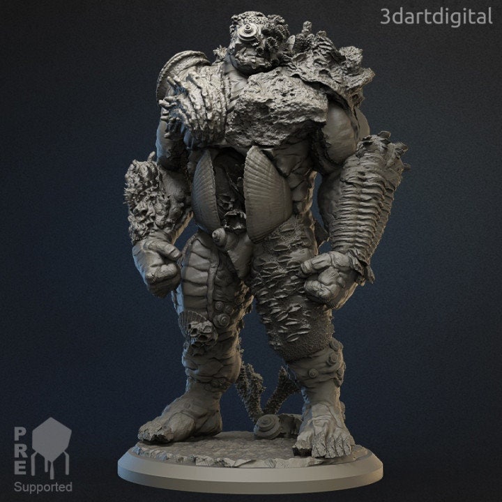 Arcopora the Walker - Standing - Coral Construct - Unpainted Miniature