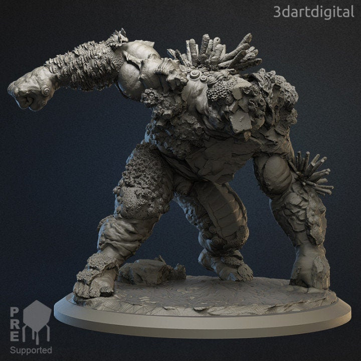 Arcopora the Walker - Attacking - Coral Construct - Unpainted Miniature