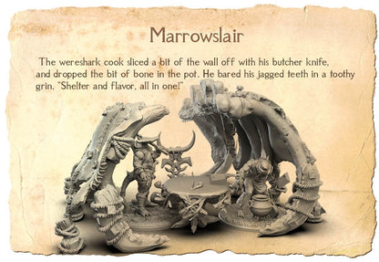 Marrowslair - Sanguine Sea Set - Unpainted Miniature