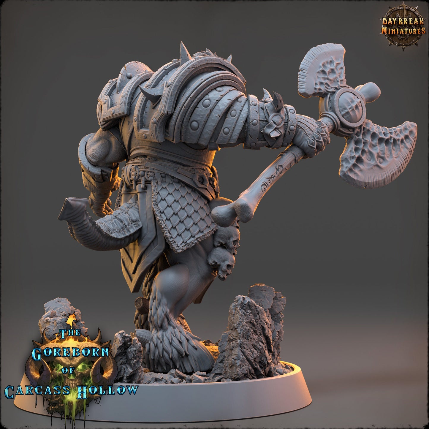 Drethok Zarnal - The Goreborn of Carcass - Unpainted Miniature