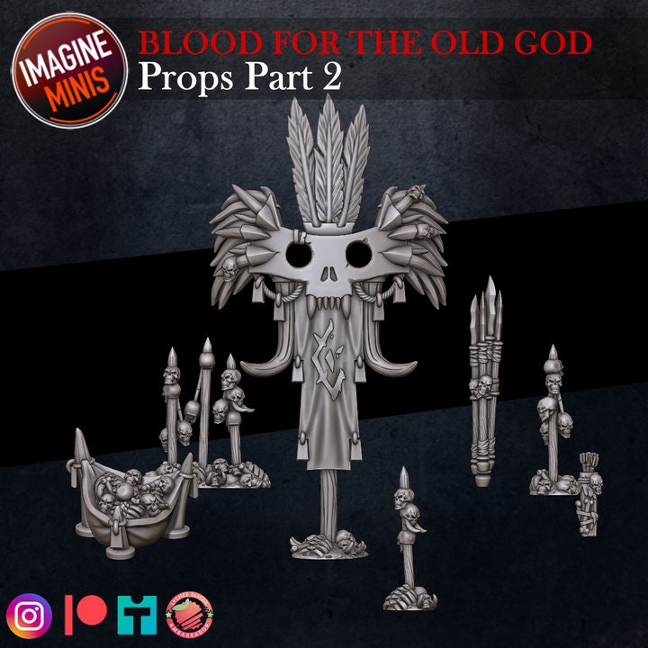 Totem - Blood for the Old God Set - Unpainted Miniature