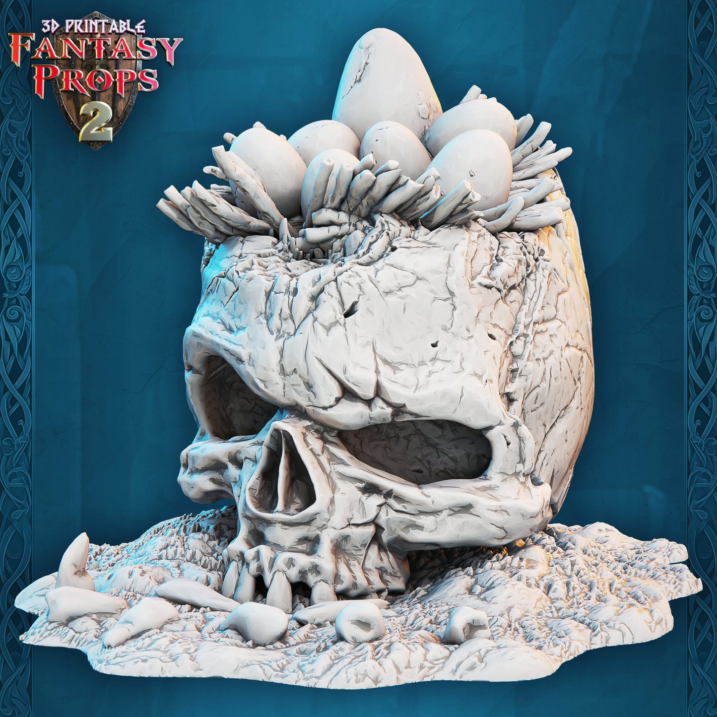 Skull Nest - Pose D - Unpainted Miniature