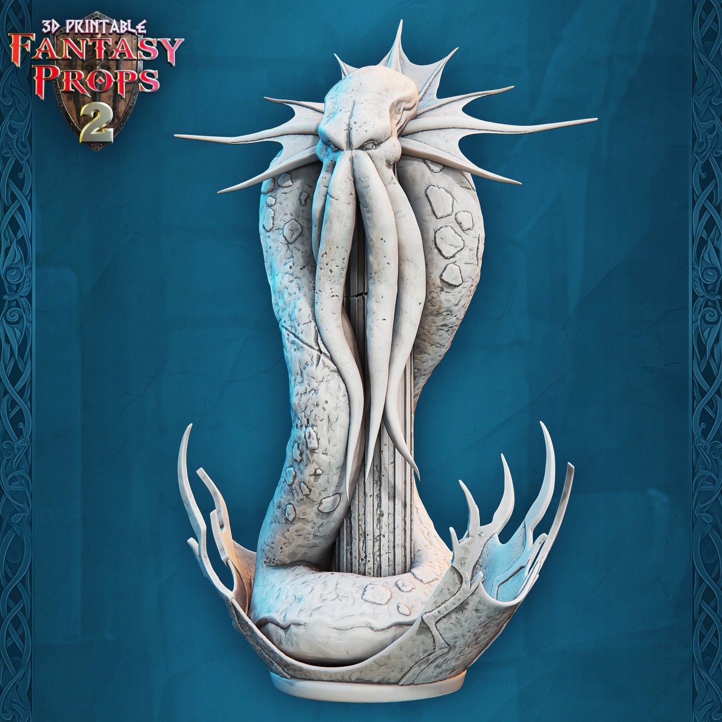 Mindflayer Statue - Museum Miniature - Unpainted Miniature