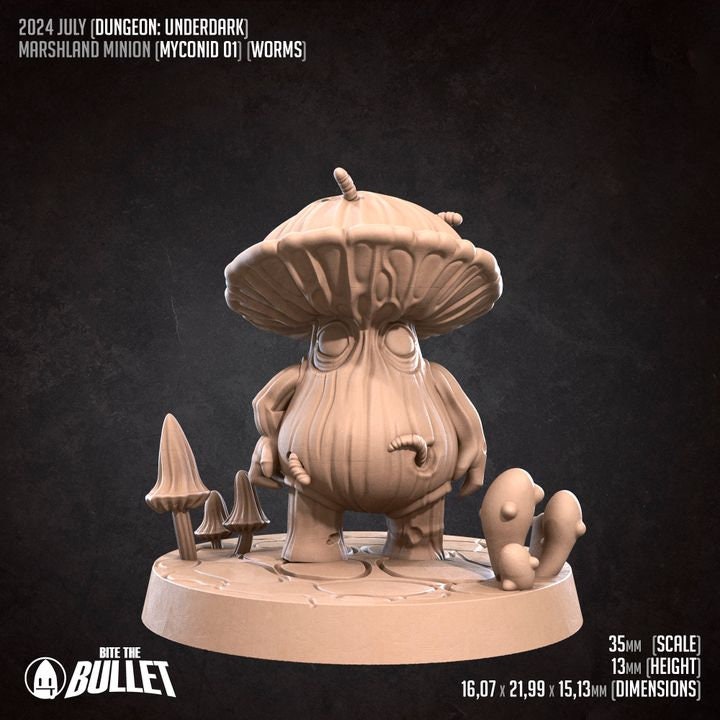 Myconid - Mushrooms - Unpainted Miniature