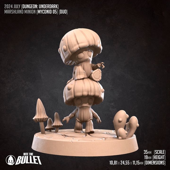 Myconid - Mushrooms - Unpainted Miniature