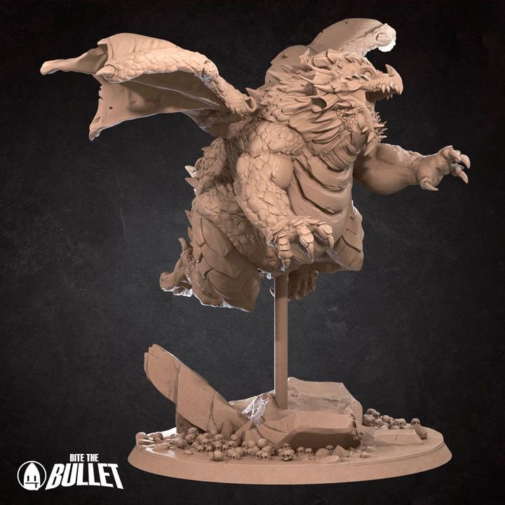 Chunky Dragon - Forge Boss - Unpainted Miniature