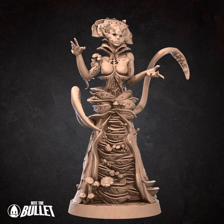 Zuggy, Queen of Fungi - Pinup - Unpainted Miniature