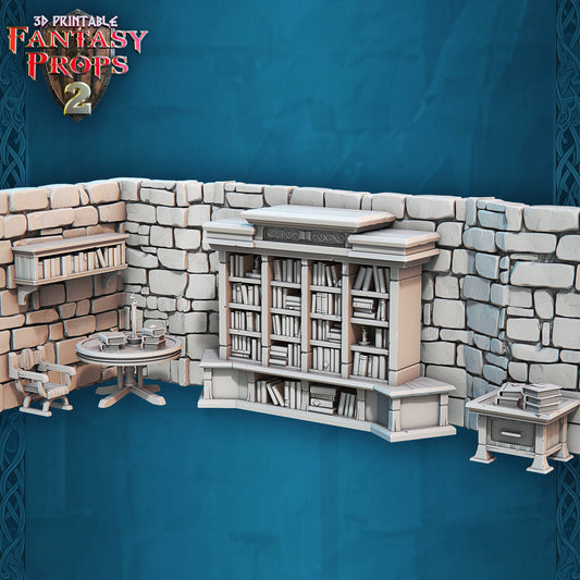 Reading Room - Tavern Set - Unpainted Miniature