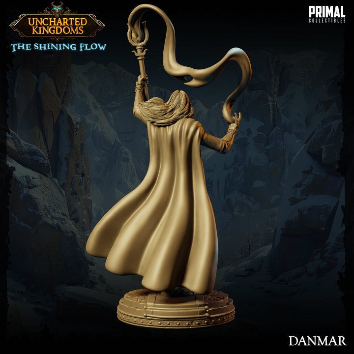 Danmar - Elf Wizard - Uncharted Kingdoms Set - Masters of Dungeons Quest